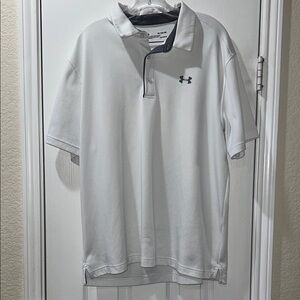 Under Armour White Performance Polo Shirt